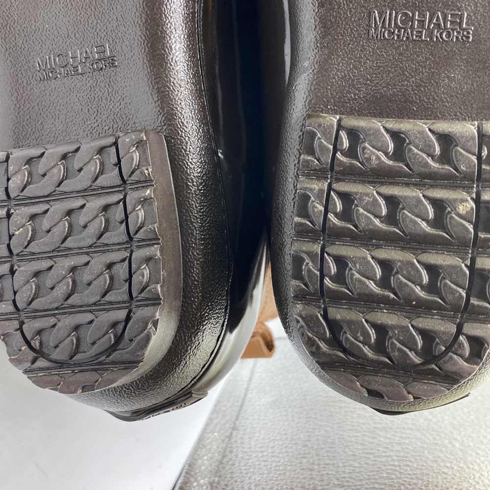 Michael Michael Kors Easton Lace-up Duck Boot Size 10 - Picture 10 of 13